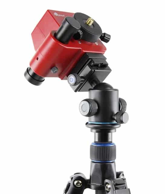 mounted onto a tripod