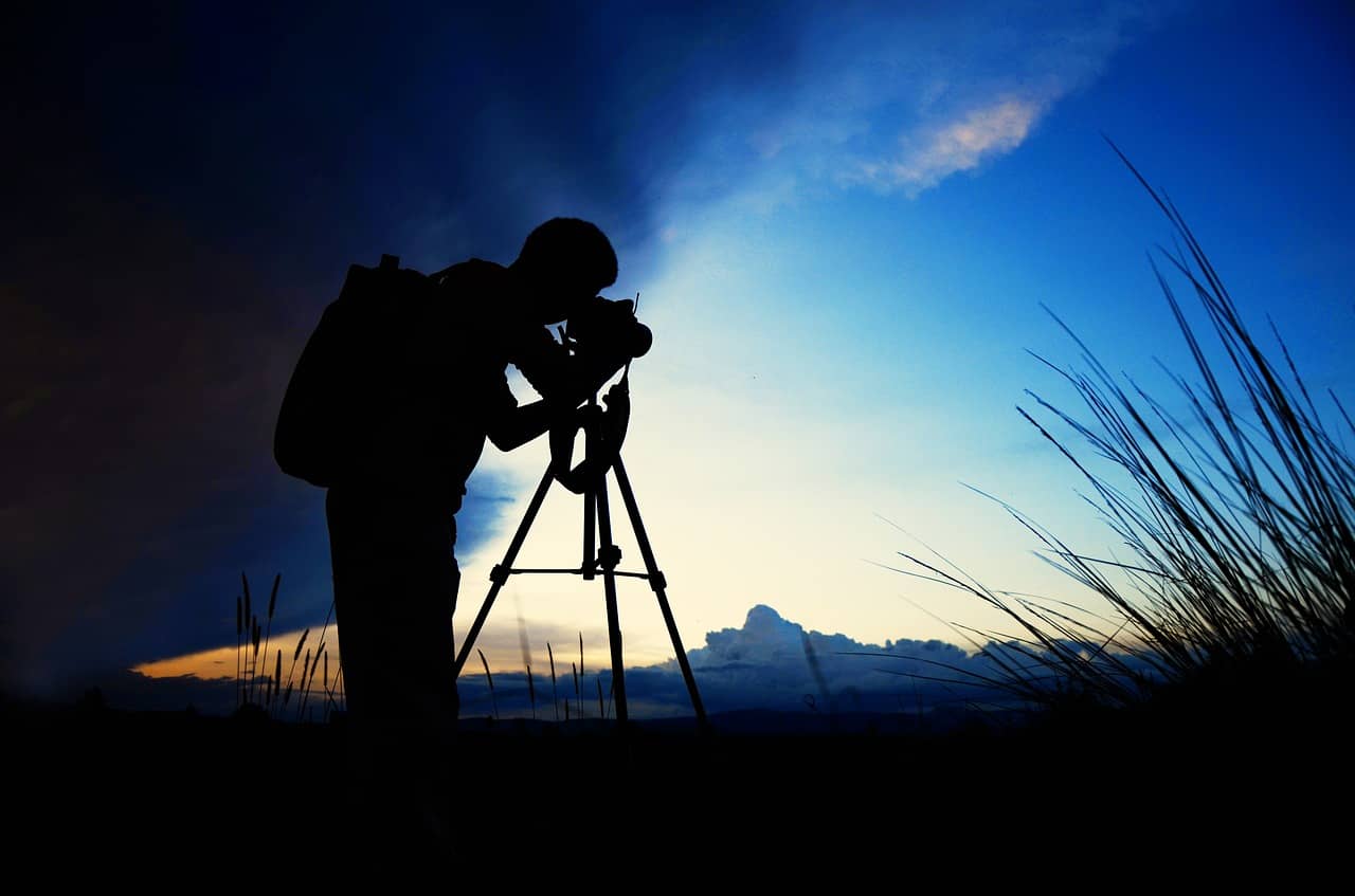 setting up to take a night sky pic
