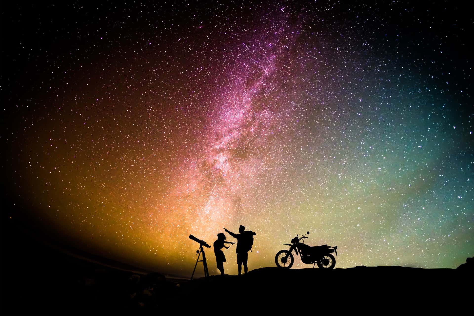 using a dobsonian to see the galaxy