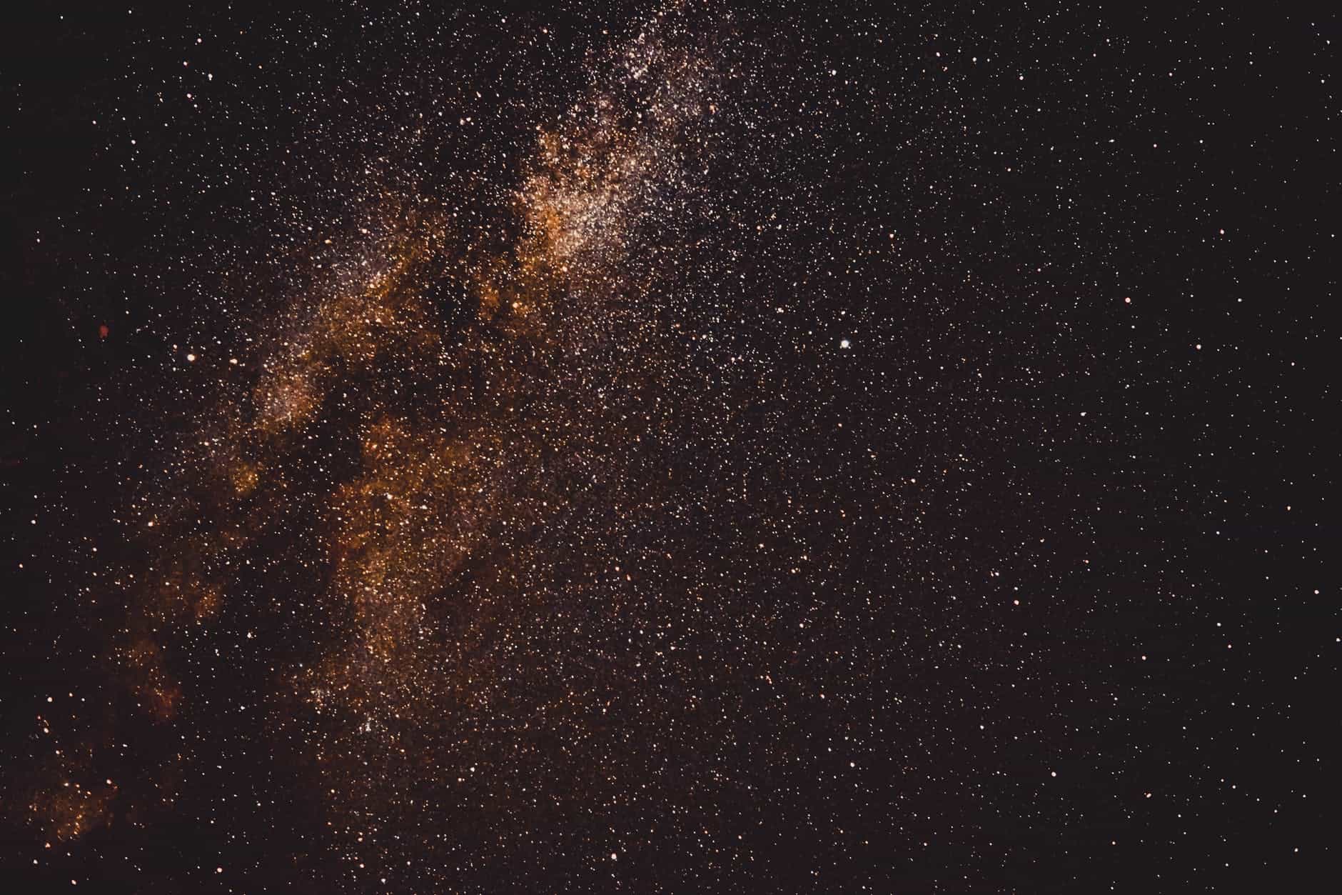 zoom up magnification of the galaxy