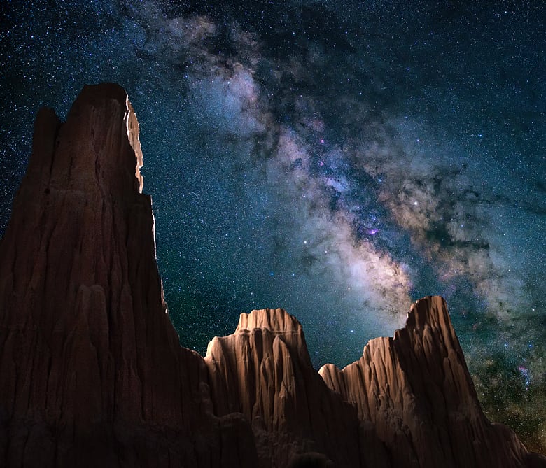 photo of the milky way from Nevada