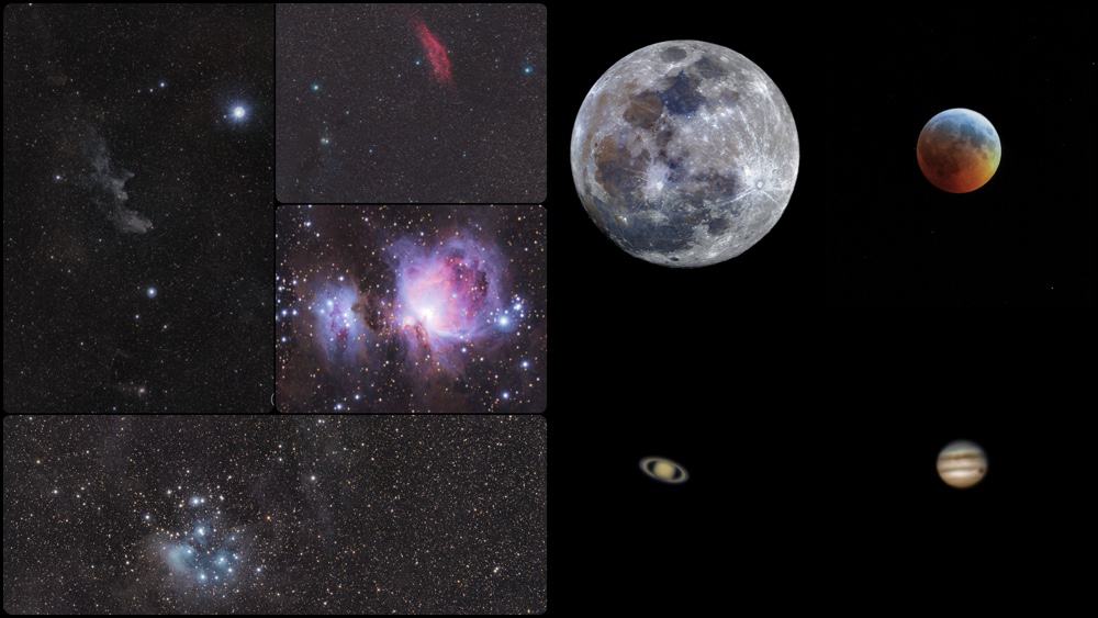 Star Adventurer allows to photograph the deep sky