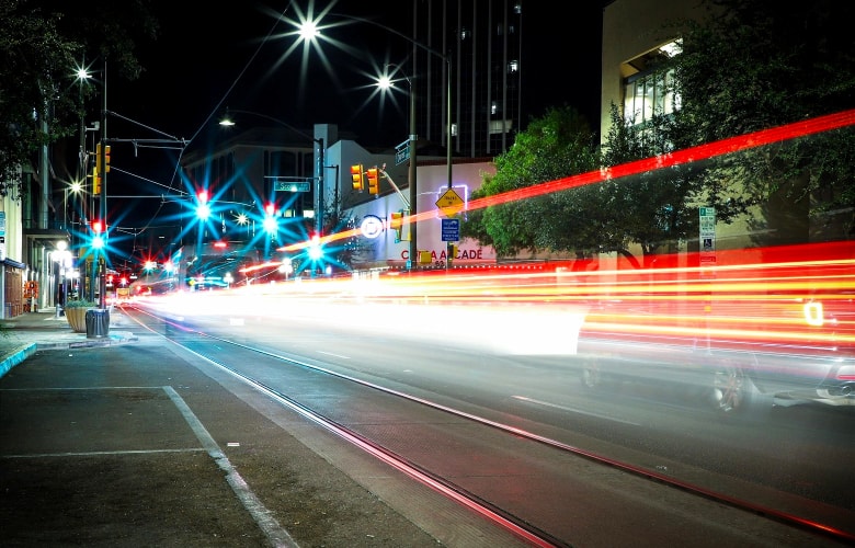 effect of a longer shutter speed