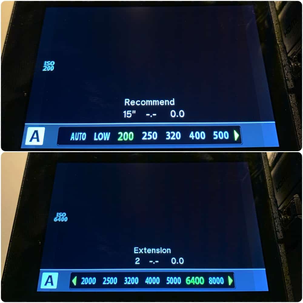 native ISO and Extended ISO values