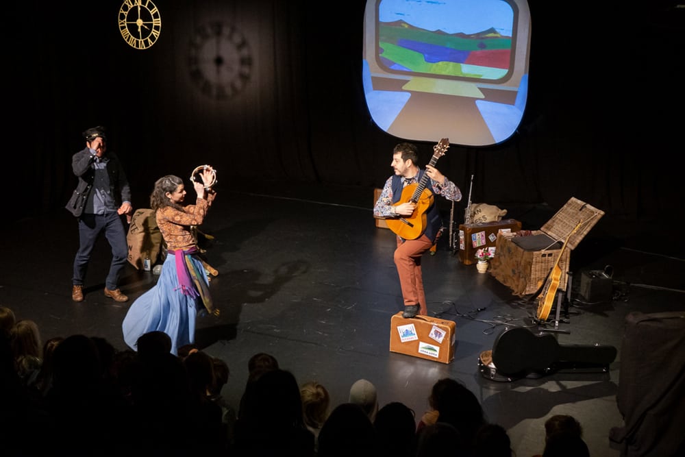 photographing a scene from a play