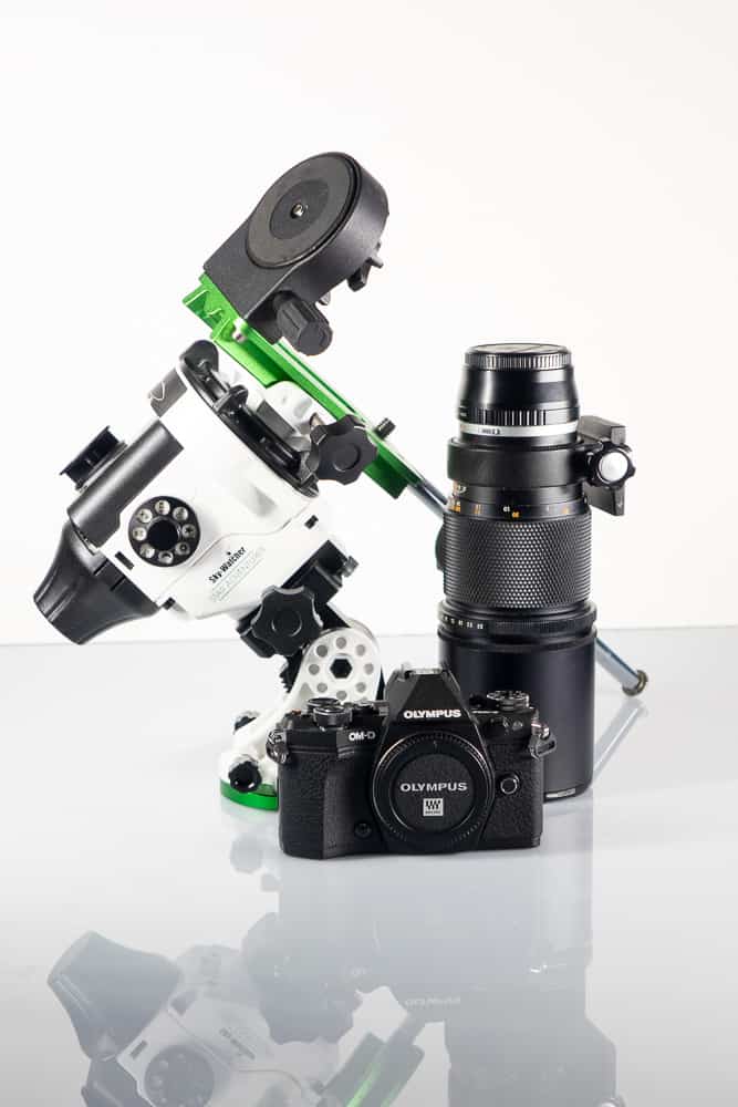 size difference between olympus camera and star adventurer