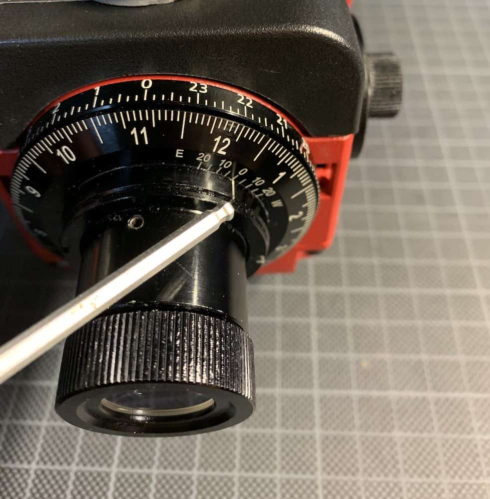 Meridian Indicator on polar scope