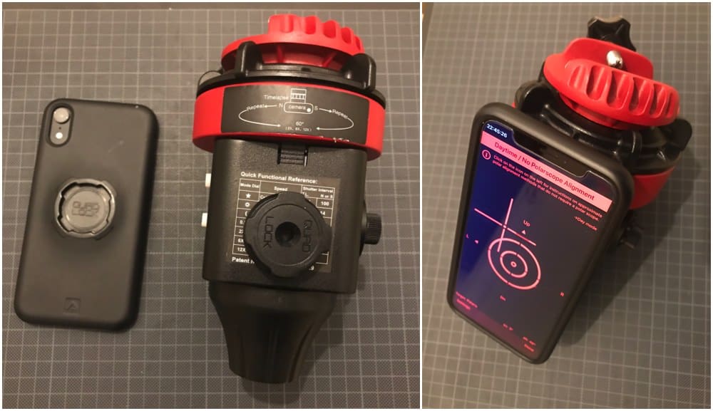 mounting the iPhone XR to the Star Adventurer