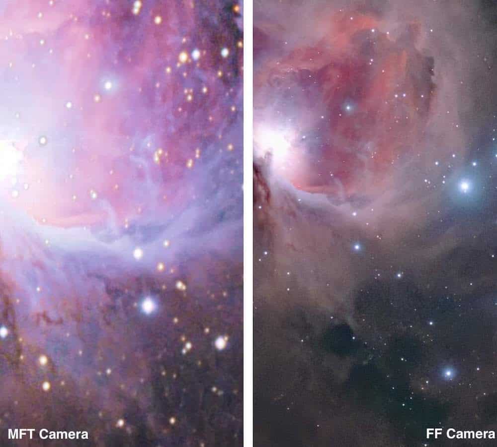 M42 comparison between micro four thirds and a full frame sensor