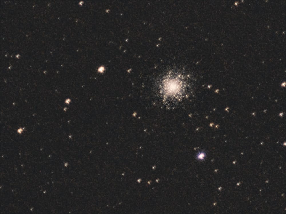 M13 Open Cluster taken with a Olympus Zuiko OM 300 f:4.5 legacy lens
