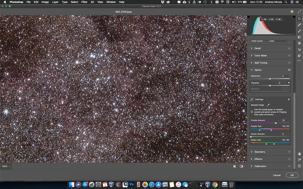 final image with chrmatic aberration removed in photoshop