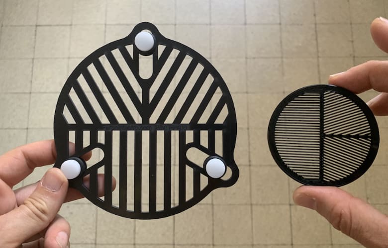 holding two Bahtinov Masks