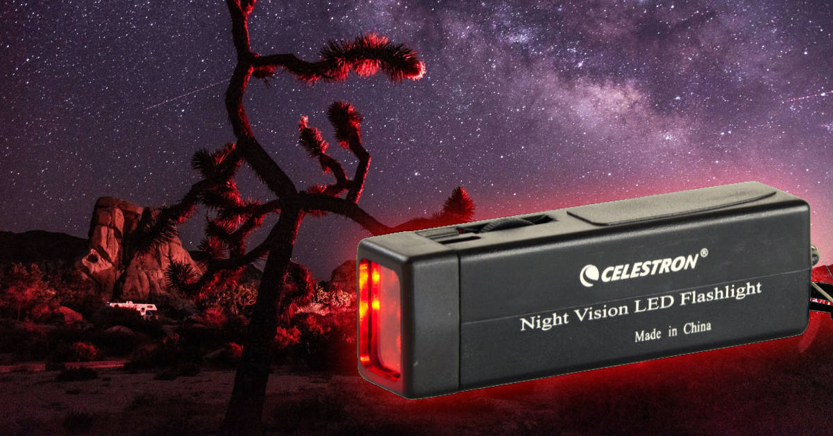 Celestron night vision sale red led flashlight