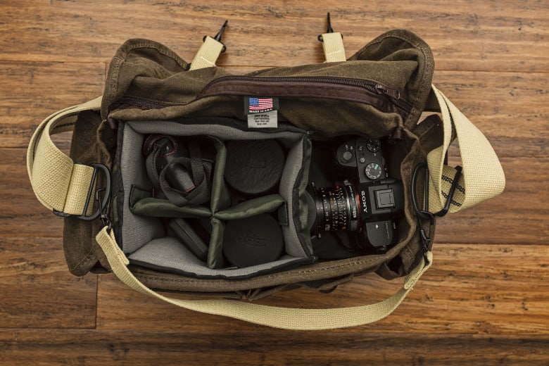 size and capacity of a camera bag