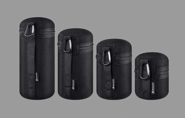 selecting a camera lens pouch