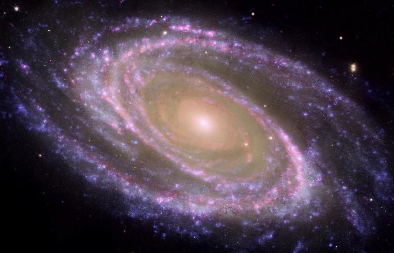 The perfectly picturesque spiral galaxy known as Messier 81, or M81